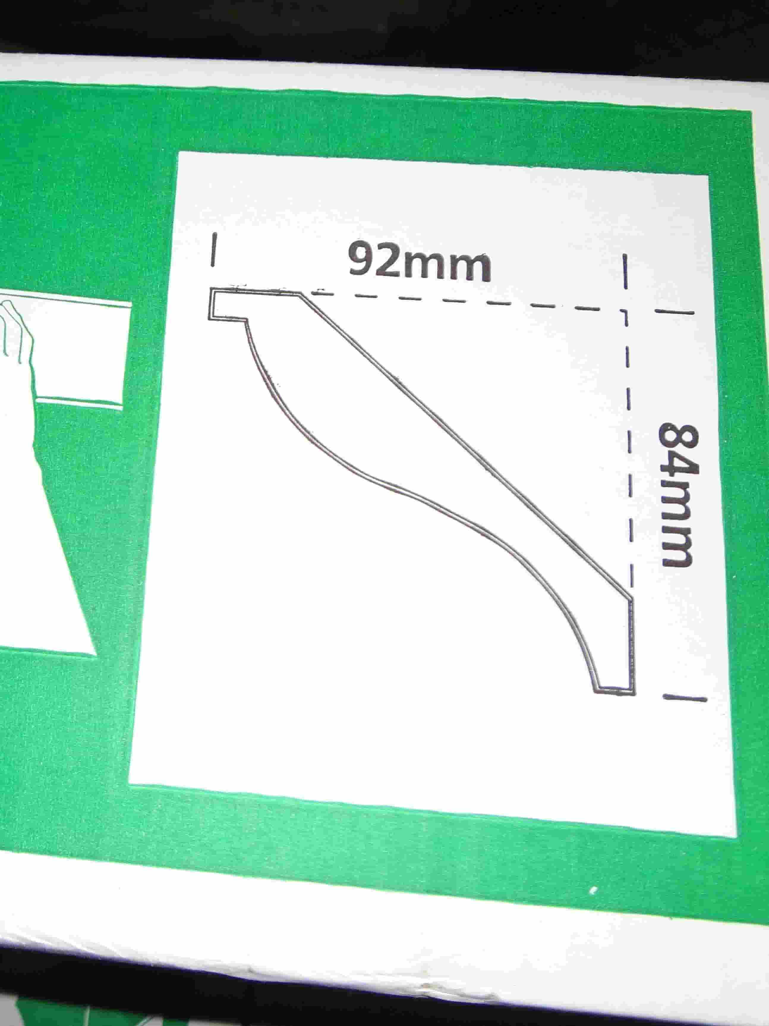 Plastering materials cornice