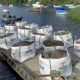 Loose Building Materials being delivered on a barge in Scotland