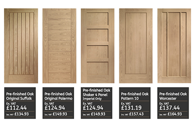 Cowal Building Pre-finished Oak Door Promotion