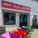 colourful wheelbarrows dunoon depot