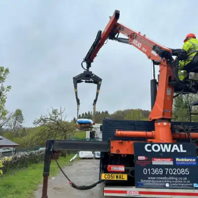 Cowal Dunoon depot's John brought smiles to Tighnabruaich Primary School last week, delivering some much-needed supplies to the happy kids!