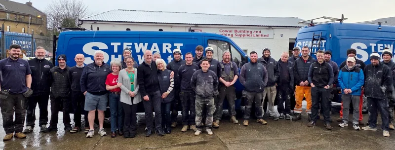 Cowal Building announces David Shannon retires: David and his colleagues at Cowal Building and Stewart Shaw Ltd