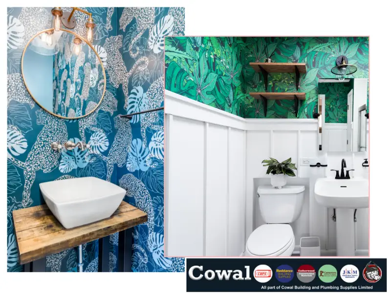 cowal building bank holiday projects for bathroom - bright wallpapers in toilets