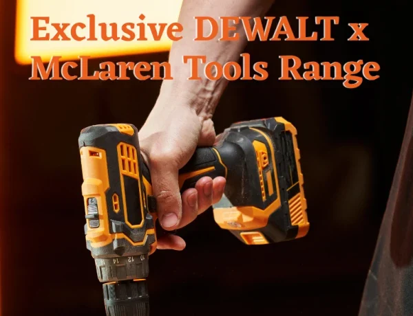 cowal building dewalt x mclaren f1 driving experience competition